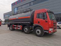 China FAW 10 Wheels Hazardous Chemical Tanker Truck With CA1250PK2L5T3BE5A80 Chassis factory