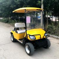 China Yellow Color 60V 2 Seater mini Golf Cart EUV Electric Utility Vehicles for sale