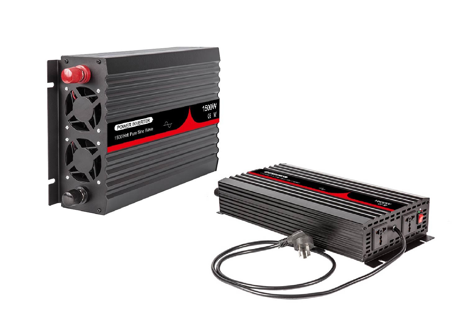 China Single Phase 1000 Watt Pure Sine Wave Inverter Charger 110V 60 HZ 9A for sale