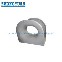 Quality DIN 81915 Type C Casting Steel Deck Mounted Mooring Chock Ship Towing Equipment for sale