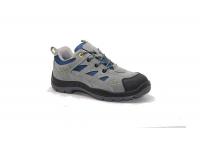 China 1.4 - 1.6mm Sued Leather Winter Steel Toe Work Shoes Pu Injection Slip Resistant factory