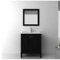 Quality Zero Formaldehyde Bathroom Towel Cabinet Floor Assembled With Slab Top for sale
