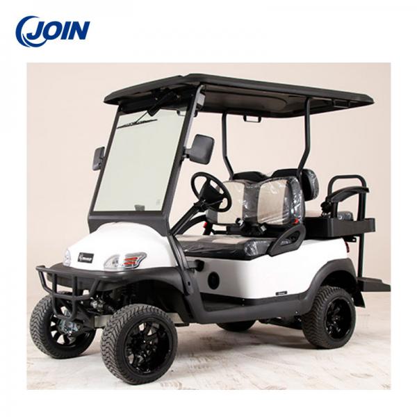 Quality OEM 4 Seater Electric Golf Cart / Golf Buggy Leather Material for sale