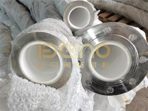 Quality Large Diameter Alumina Ceramic Pipe Abrasion Resistant Smooth Surface Finish for sale