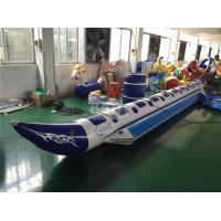 China 2 ~ 10 People Air Welded Inflatable Water Toys Banana Boat Tube Flame Resistance factory