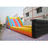 China Huge Outdoor Inflatable Toys Zorb Ball Track , Commercial Inflatable Zorb Ramp factory