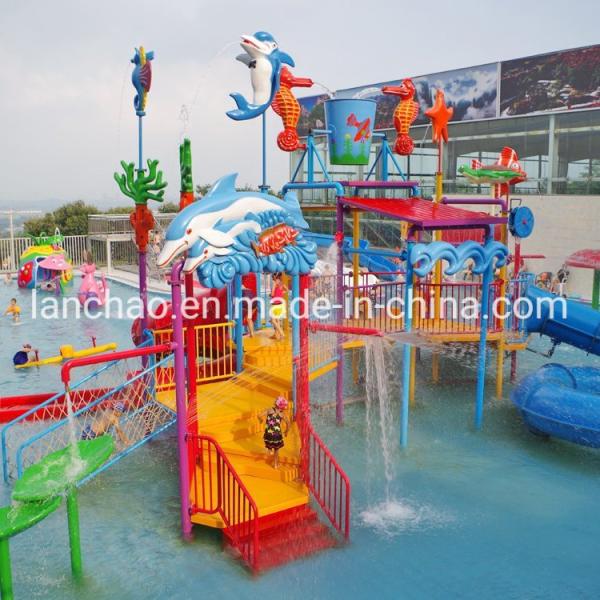 Quality Family Interactive Water Park Spray Water House Slide Equipment for sale