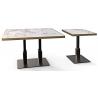 China Square / Rectangle Counter Height Table Base Sandy Texture Bar Table legs For Restaurant factory