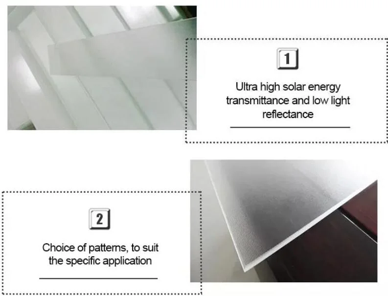 Factory Customize Size Low Iron Tempered Solar Photovoltaic Glass