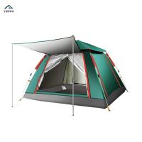 China Waterproof 2-3 Person Family Pop Up Tents , 10S Camping Pop Up Tent With Sun Shade factory