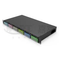 Quality Standard 1U Fiber Patch Panel 19 Inch 144 Cores With 6PCS MPO-LC 24F MPO for sale