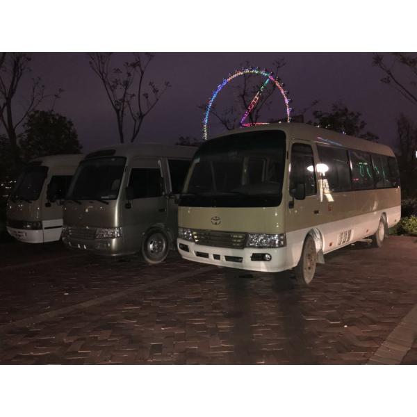Quality 2010 Toyota Used Coaster Bus 30 Seats Diesel Engine LHD 71500 Km Mileage for sale