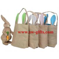 China Easter eggs baskets jute bags cute gifts bunny mascot the easter bunny cotton bag decorations toys dinosaur easter egg factory