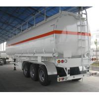 China Low price oil tanker semi trailer on sale 45000L fuel tank semi trailer strong quality for sale