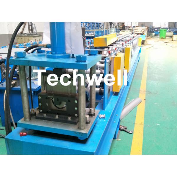 Quality PPGI Half Round Gutter Roll Forming Machine For Making Rainwater Gutter & Box for sale