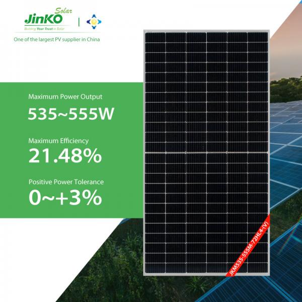 Quality Jinko P Type Solar Cell Monocrystalline 535W 540W 545W 550W 555W Solar Panels for sale