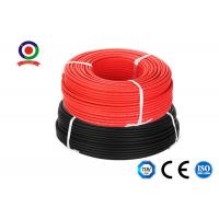 Quality H1z2z2-K 6mm Solar Dc Cable 1000VAC TUV Double Insulated For Photovoltaic System for sale