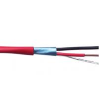 China FPLP-CL2P Fire Alarm Cable 14AWG 2 Cores Solid Shielded  for Burglar Alarm System for sale