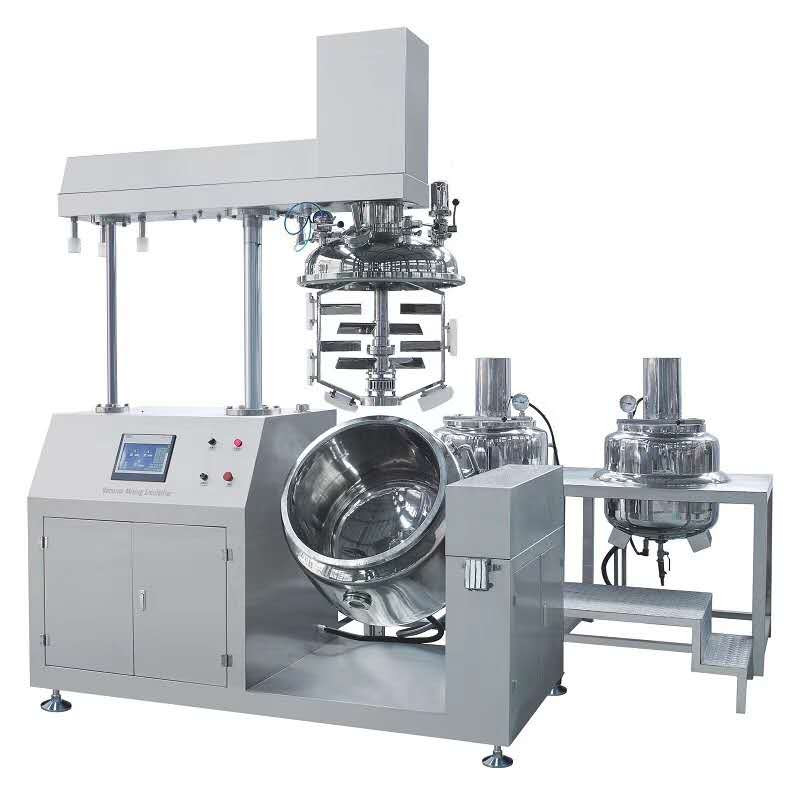 China Cream Ointment Lotion Vacuum High Speed Emulsifying Machine Emulsifier Homogenizer Mixer factory