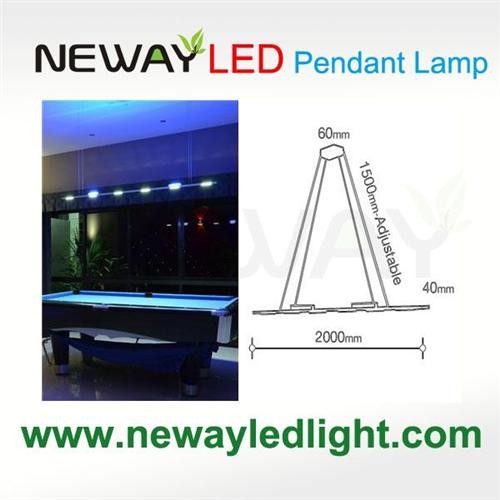 Quality Remote Control Direct Indirect Linear Pendant Lighting 3W COB LED for sale