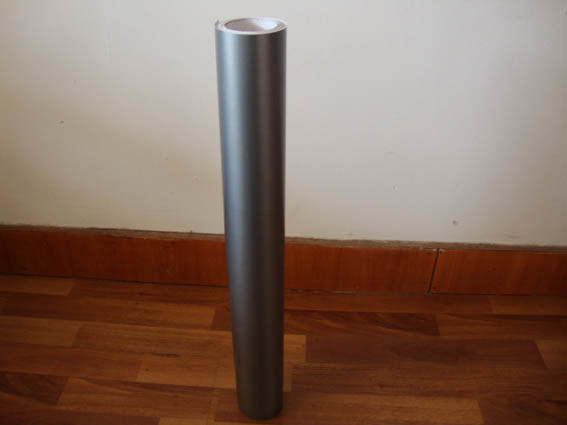 Quality Matt PVC metalized silver Color Cutting Vinyl 120gsm Liner for advertising for sale