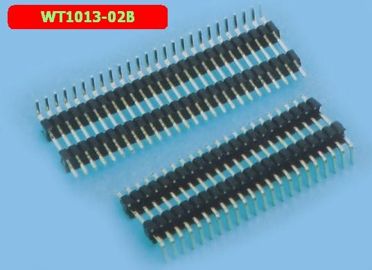 Quality Professional 1.27mm Single Row Pin Header 1-50 Pin  Plastic Bending Pin for sale