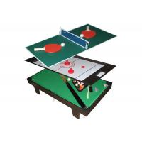China Multi Function Table Tennis Game Table Flannel Brown Color For Children factory