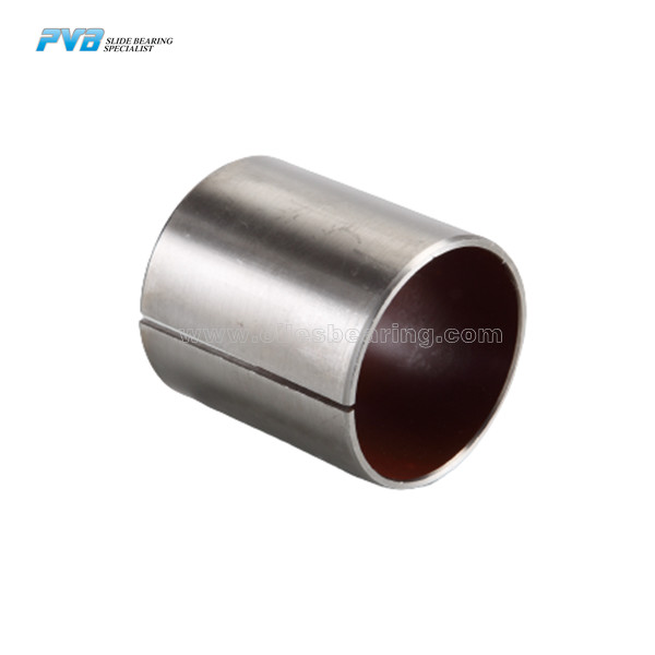 Quality Stainless Steel Back PTFE Lined Bushing Composite Plain Self Lubricated Bushing for sale