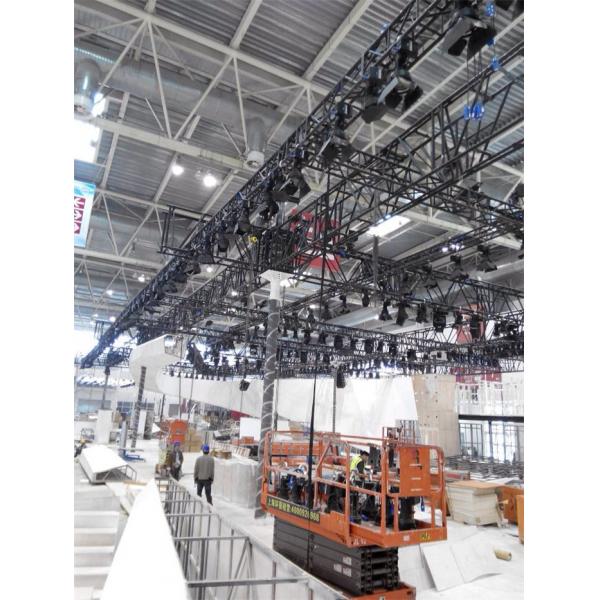 Quality Thick Square Folding Stage Truss 600x1200 mm Trussing System for Indoor Evening for sale
