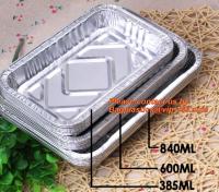China disposable food packaging aluminum foil container, tray, box Customised food Aluminum Foil, bakery box, bakery container factory