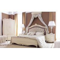 China High end home furniture luxury double wood carving bed for bedroom furniture for sale