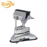 Quality Tooltos 360° Silver Rotating Vacuum Bench Vise For Jewelry for sale