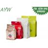 China Glossy / Matte Reclosable Flat Bottom Plastic Bags With Transparent Tea Pot Window factory