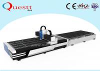 China 1KW To 6KW Power Fiber Laser Cutting Machine 6 Meter Length With Exchange Table factory