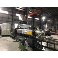 Quality 160kw AC Single Screw Extrusion Machine For HDPE 500-700kg/hr PLC Control for sale