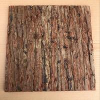 China 300*300mm Standard Size Frist-Layer Fir Bark tiles with Cork Back for Wall Decoration factory