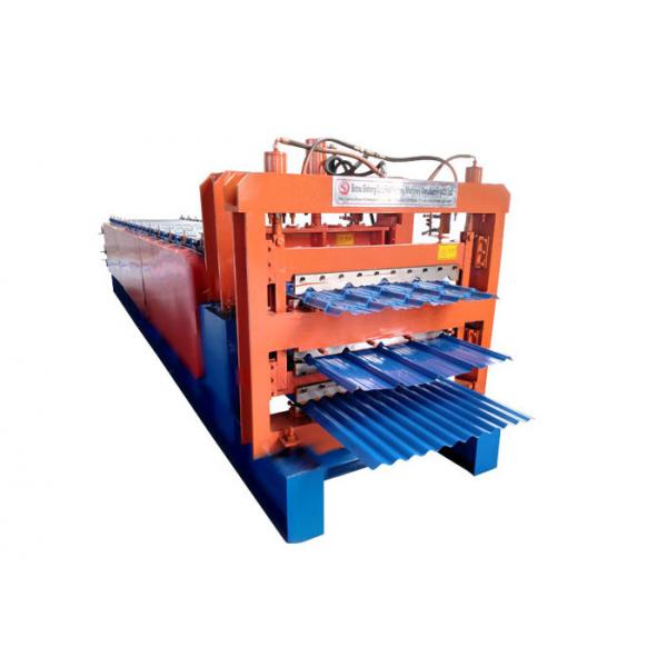 Quality Aluminum Tile Corrugated Roll Forming Machine , Three Layer IBR Sheet Making for sale