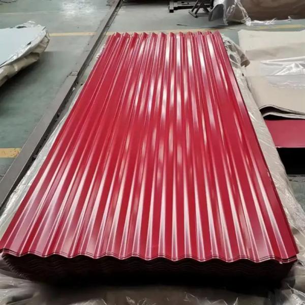 Quality 600-1500mm Colored Galvanized Steel Sheets S350 Aluzinc Corrugated Roofing for sale