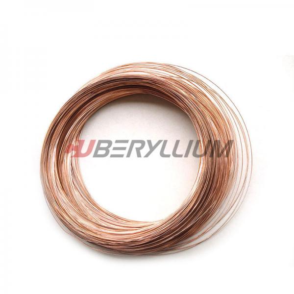 Quality UNS C17300 Alloy M25 Copper Beryllium Wire Leaded 0.3mm High Strength for sale