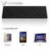 China Ultra-slim Wireless Keyboard Bluetooth 3.0 Keyboard Teclado for Tablets / Laptops / PC factory