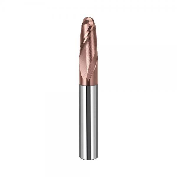 Quality HRC60 Tungsten Carbide Ball Nose End Mills for Stainless Steel for sale