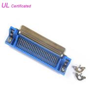 China 50 pin 25 Pair Centronic PCB Right Angle Champ Plug Connector male type Certified UL factory