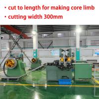 Quality CRGO Silicon Steel Transformer Core Cutting Machine 14kw For Making Core Limb for sale