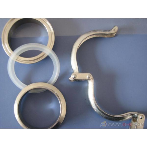 Quality Galvanized Pipe Heavy Duty Pipe Clamps Fitting Mounting Bracket 0.7mm - 2.0mm for sale