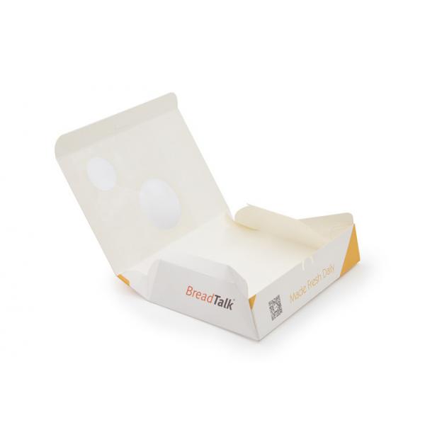Quality Sweet Bakery Packaging Bags , Cardboard Cupcake Boxes With Pvc Window for sale