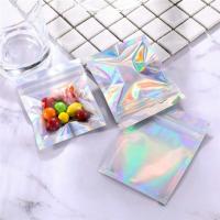 China HACCP Holographic Stand Up Pouch Zipper Top Mylar Foil Mini Pouches factory