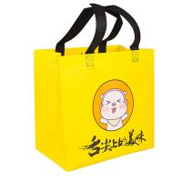 China Colored Non Woven Shopping Tote Bags 100% Virgin PP Material Soft Loop Handle factory