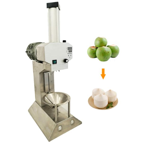 Quality Industrial Green Coconut Peeling Machine Tender Young Coconut Trimming Machine for sale