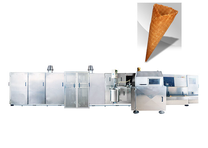 Quality Nozzle Type Ice Cream Production Machine , Automatic Wafer Making Machine for sale