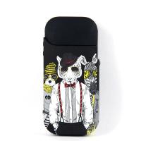 China IQOS Cool fancy Mr.Cat water decal printing sublimation case for IQOS water transfer case cover factory